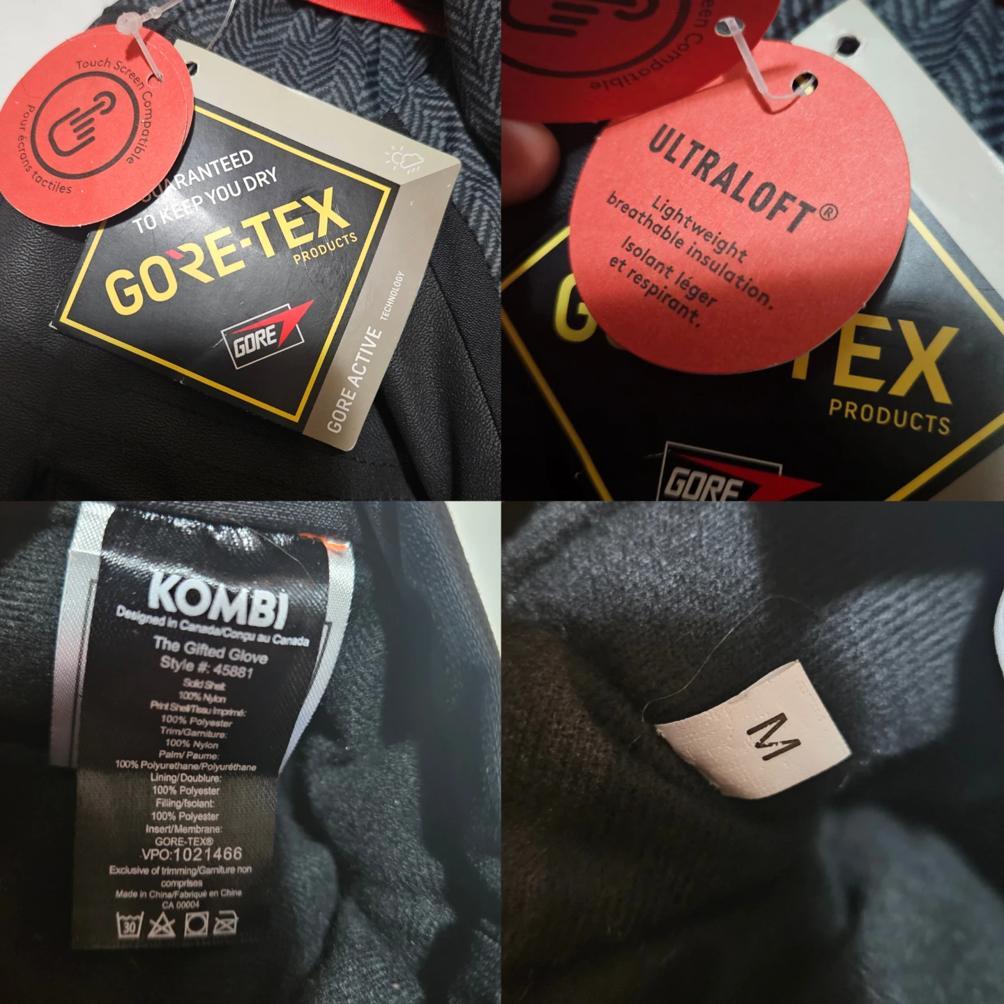 NEW Mens KOMBI Winter Touchscreen Gloves - photo 3