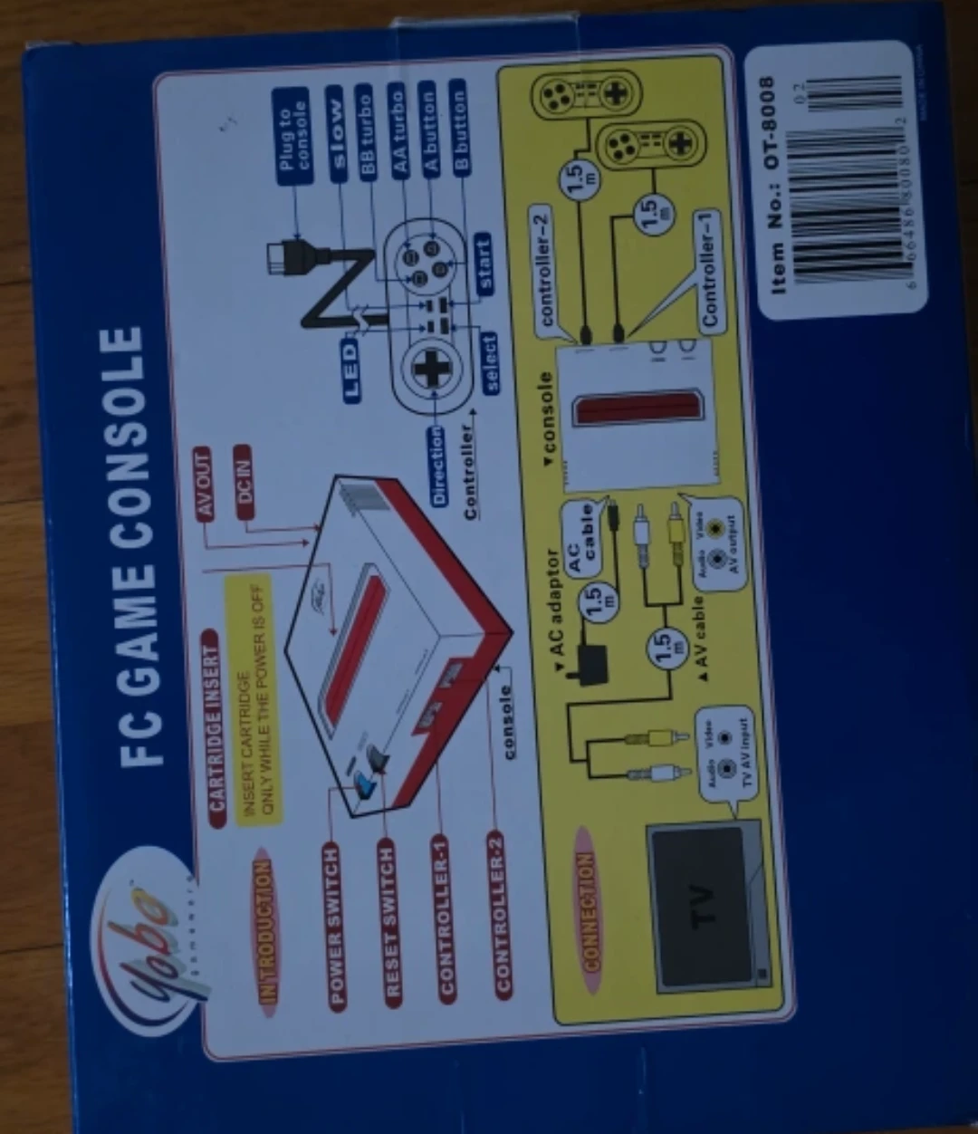 FC Game Console USA Version