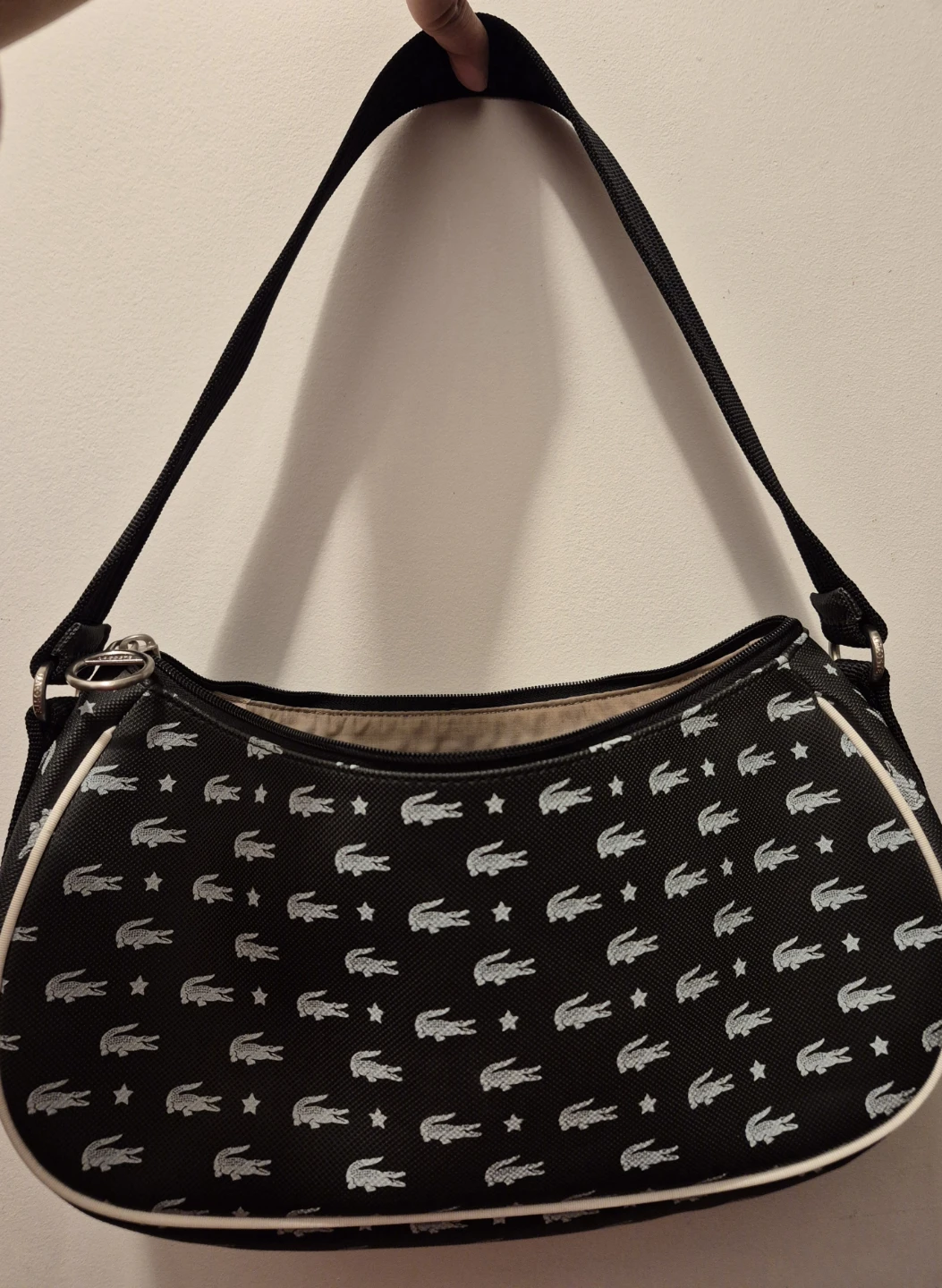 Lacoste Classic Croco Shoulder Bag