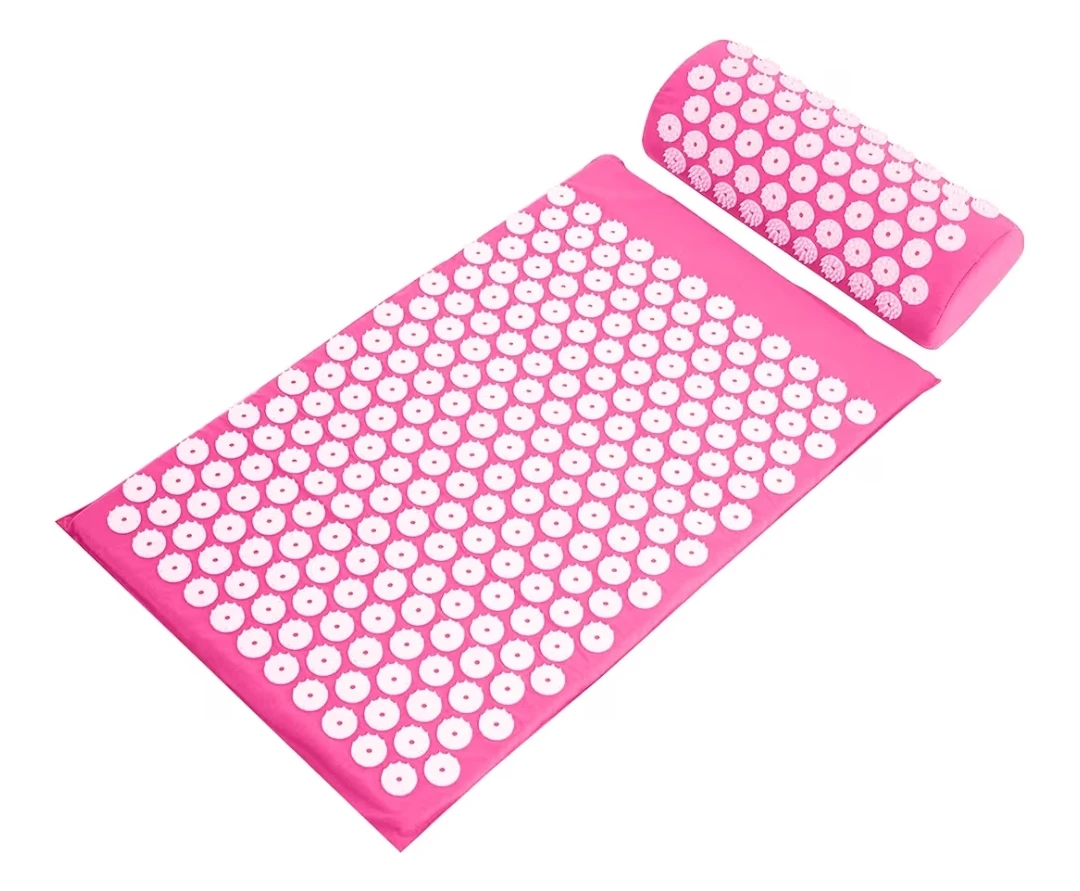 Pink Acupressure Mat and Pillow Set🥕