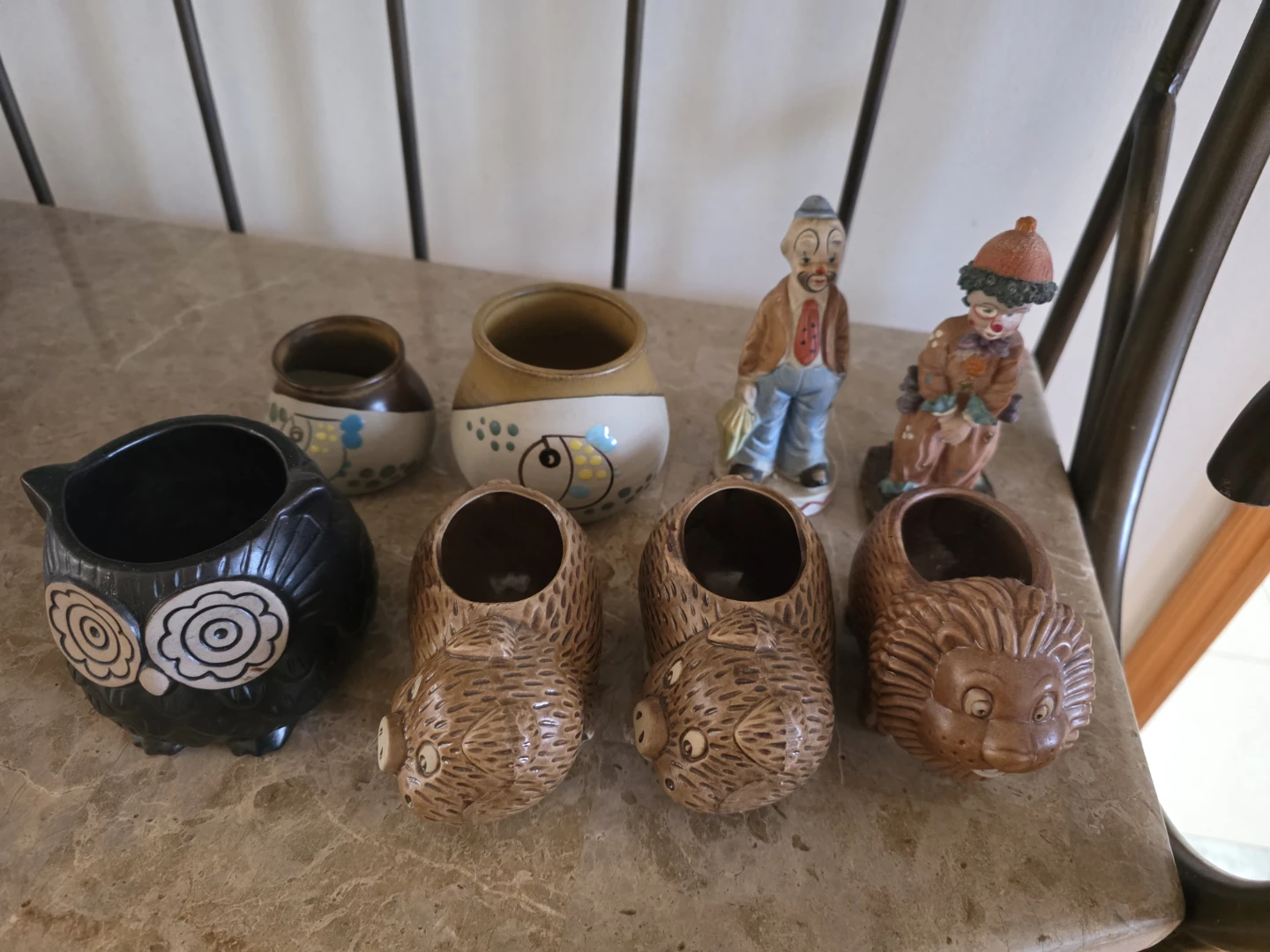 Assorted Ceramic Figurines and Planters - photo 4