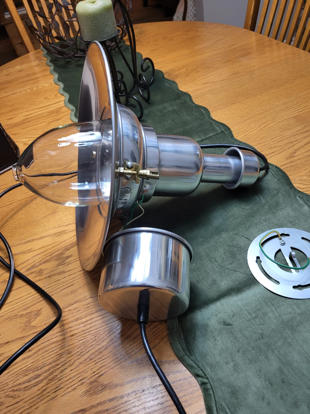 3 Stainless Steel Pendant Light Fixtures - photo 2