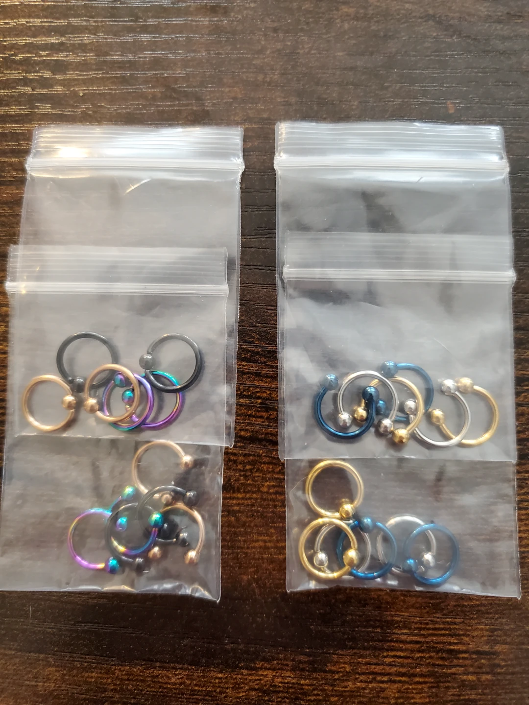2 Sets Body Piercing Jewellery...NEW