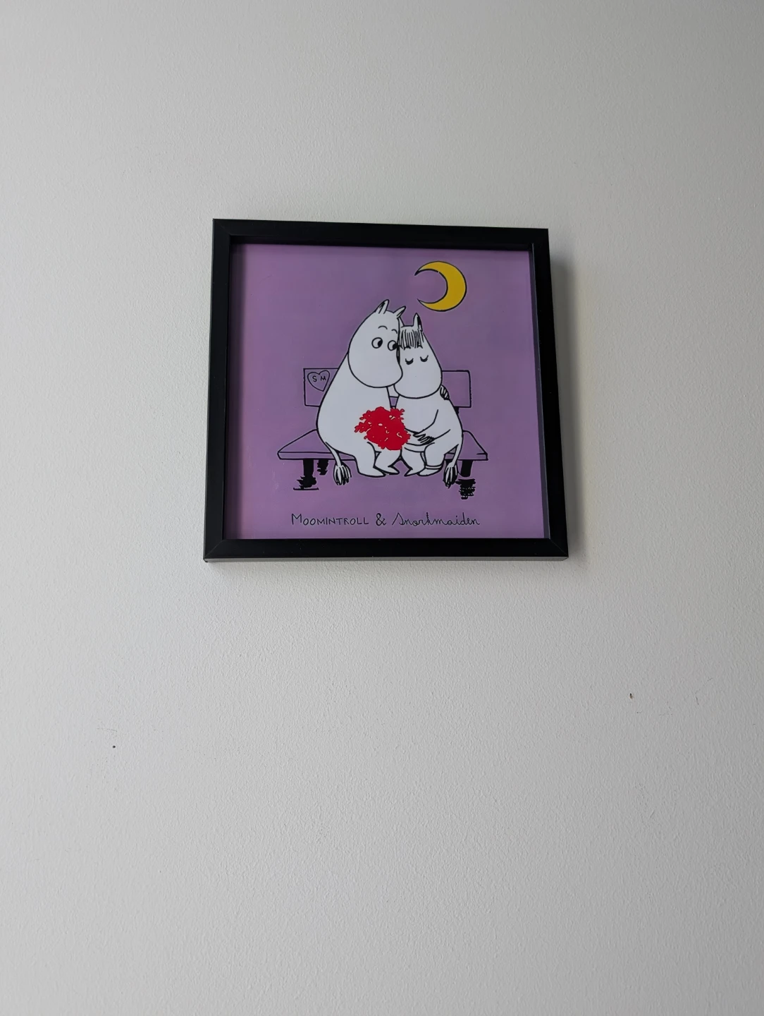 Framed Moomintroll & Snorkmaiden Art Print - photo 2