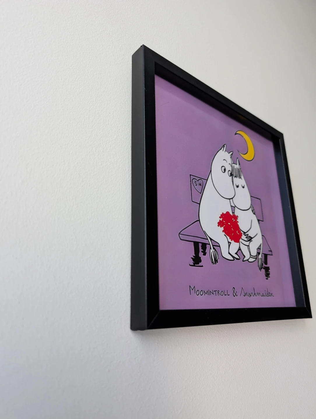 Framed Moomintroll & Snorkmaiden Art Print - photo 3