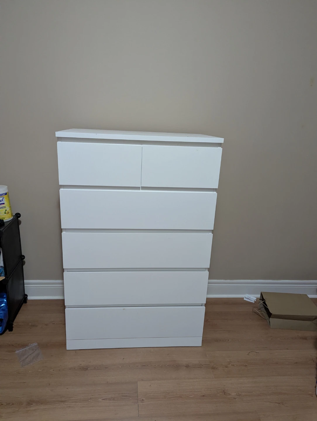 Ikea White 6-Drawer Dresser
