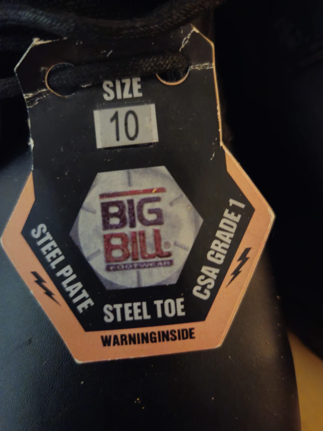 Big Bill Steel Toe Work Boots Size 10 - photo 2