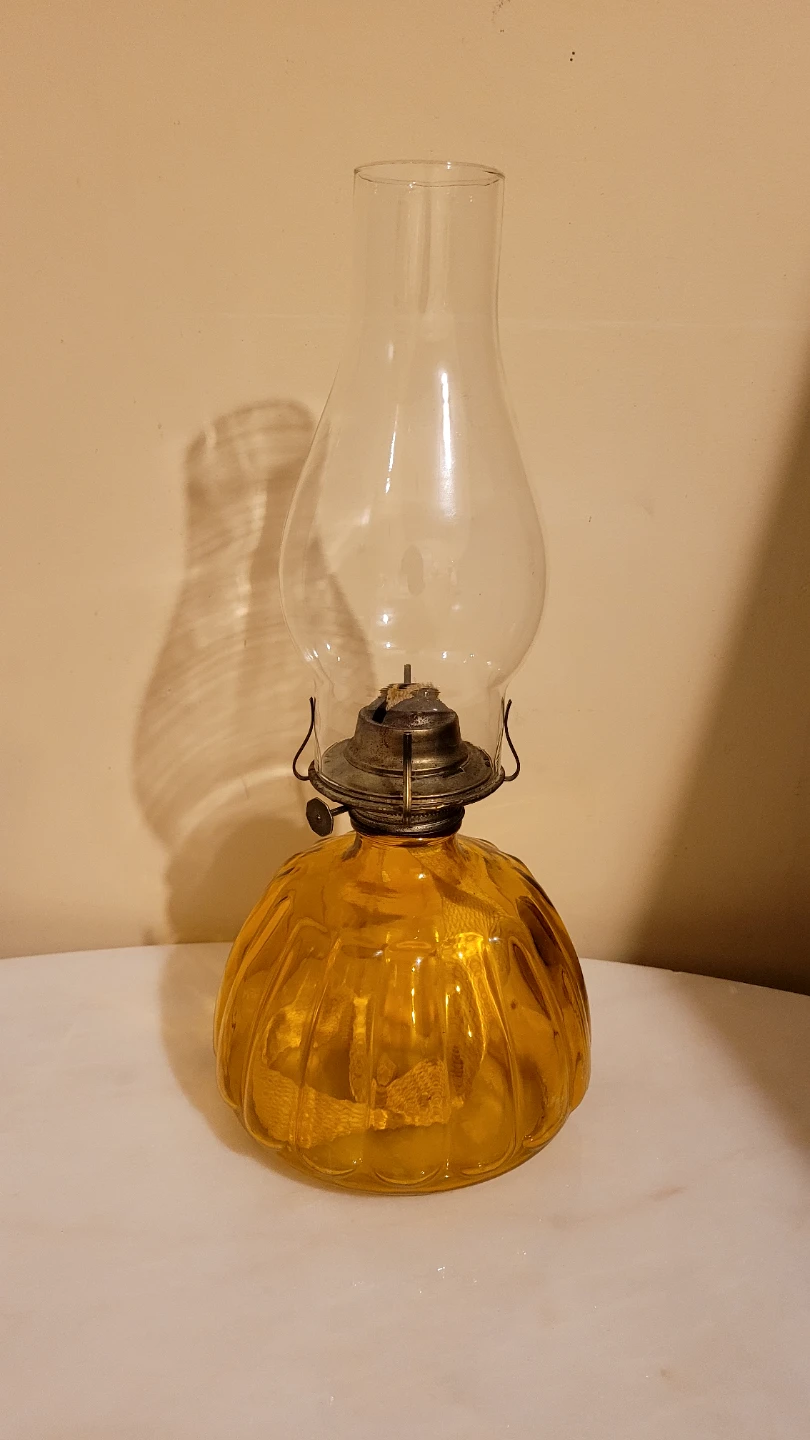 Amber Oil Lamp