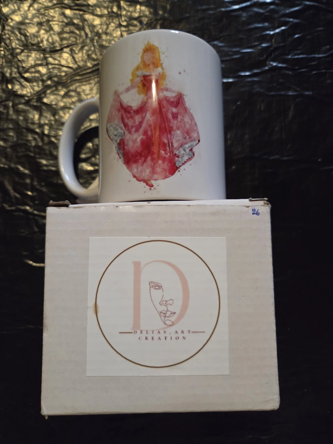 Deltas Art Creation Princess Mug