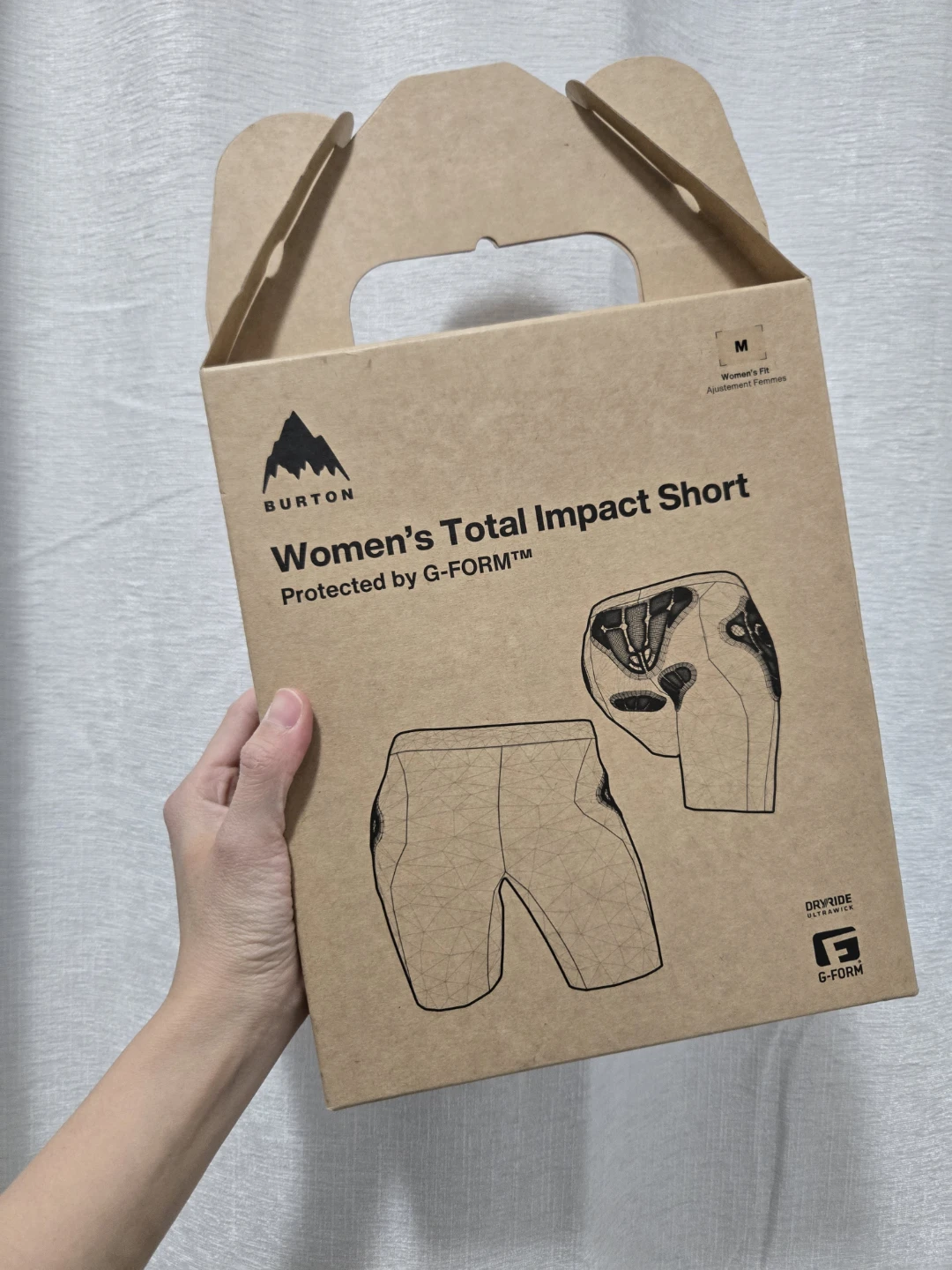 New Burton Women's Total Impact Short - Black, Size M