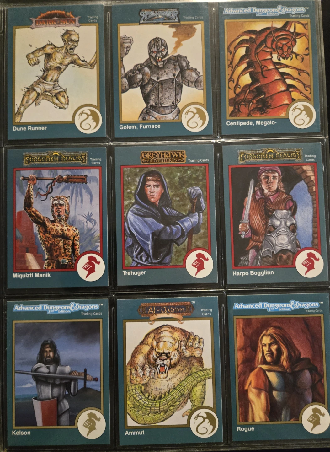 1993 Advanced Dungeons & Dragons 2nd. Edition 36 Cards