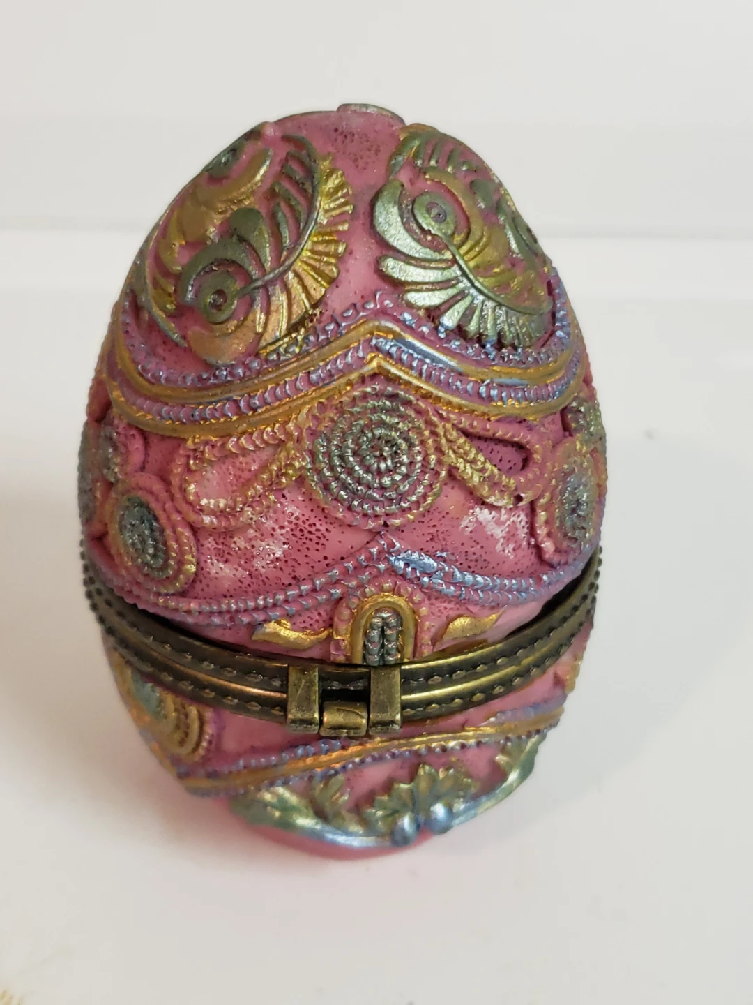 Decorative Egg Hinged Trinket Box - photo 2