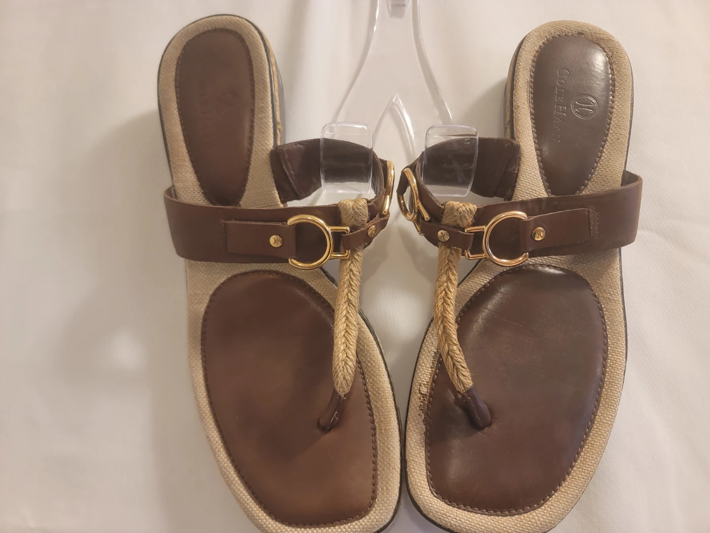 Cole Haan Women's Brown Leather Thong Sandals - photo 4