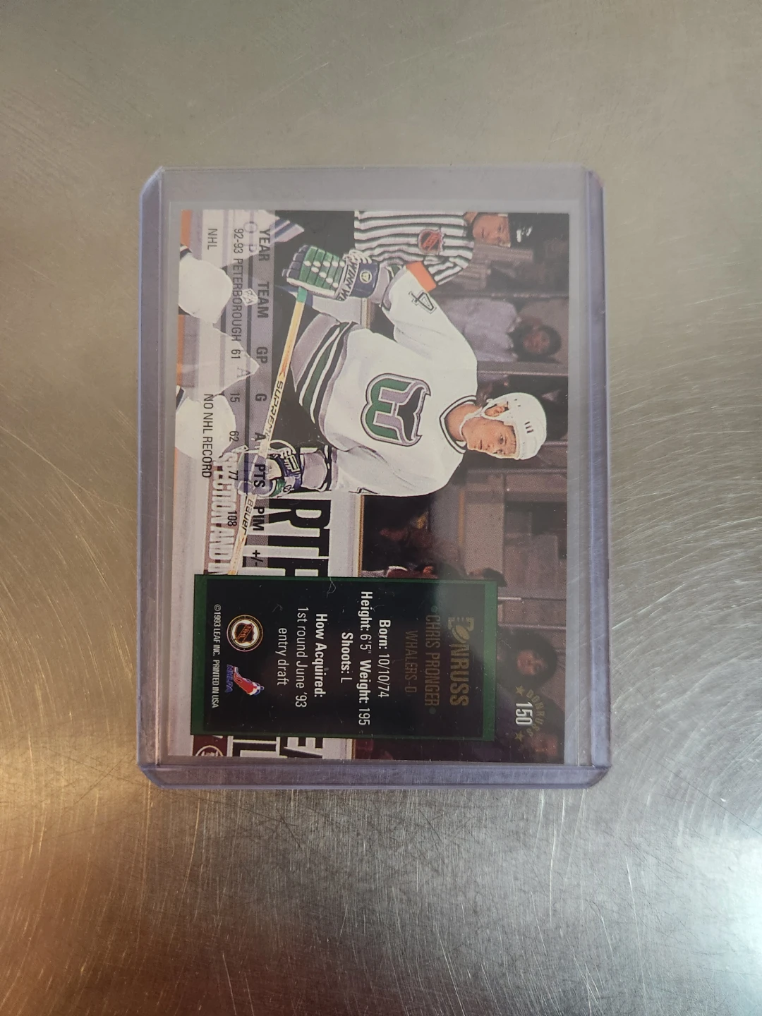 Chris Pronger Rookie Card - photo 2