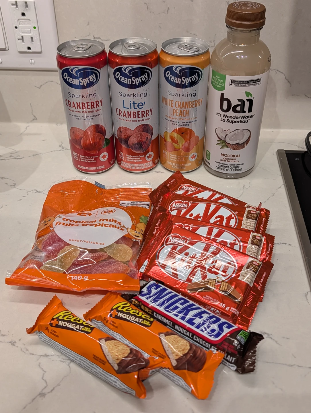 Snacks and drinks budle