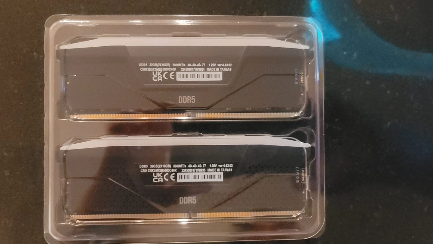 Corsair DDR5 32GB (2x16GB) 5600MT/s RAM Kit