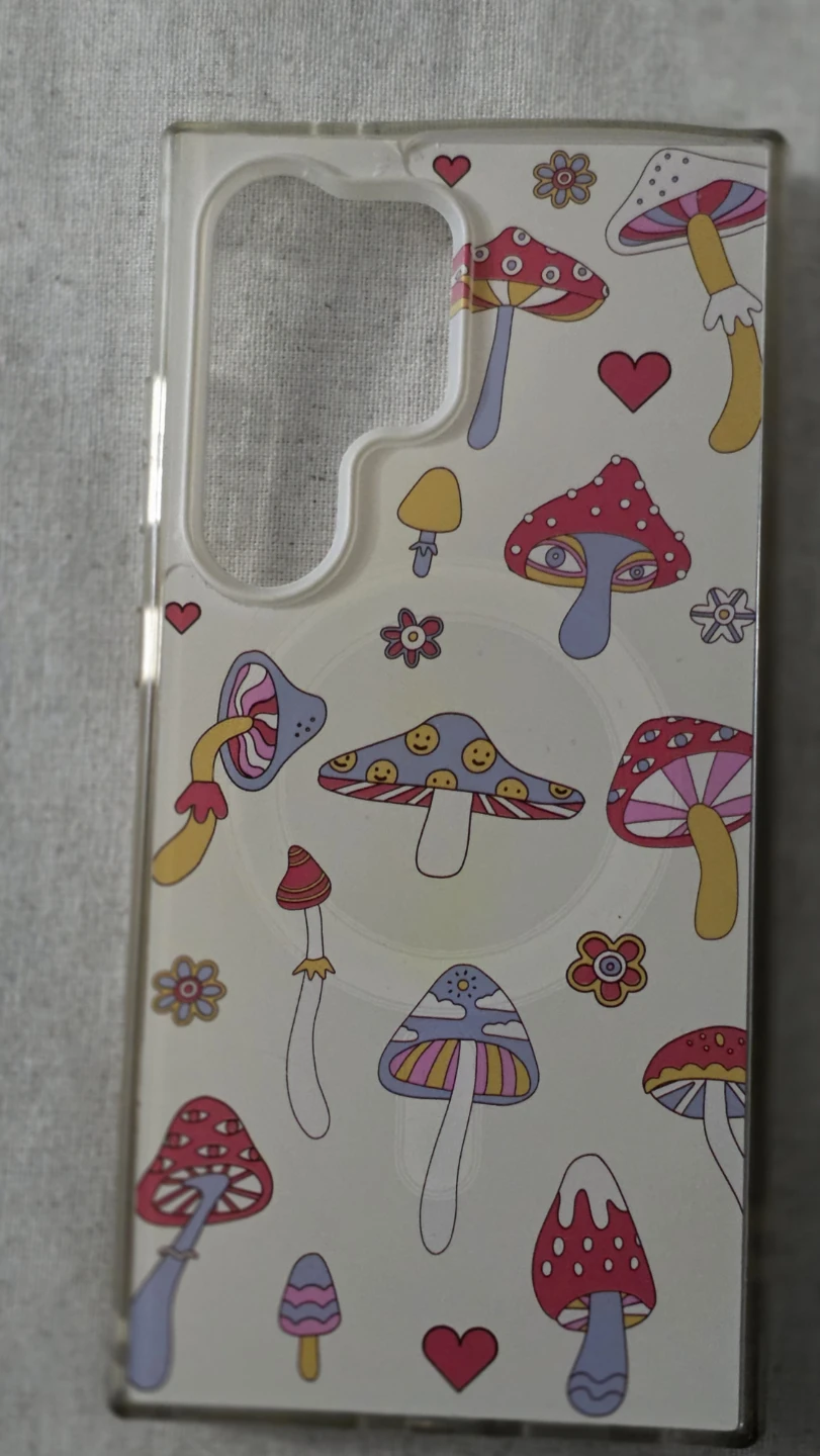 Phone Case with Mushroom Design samsung s24