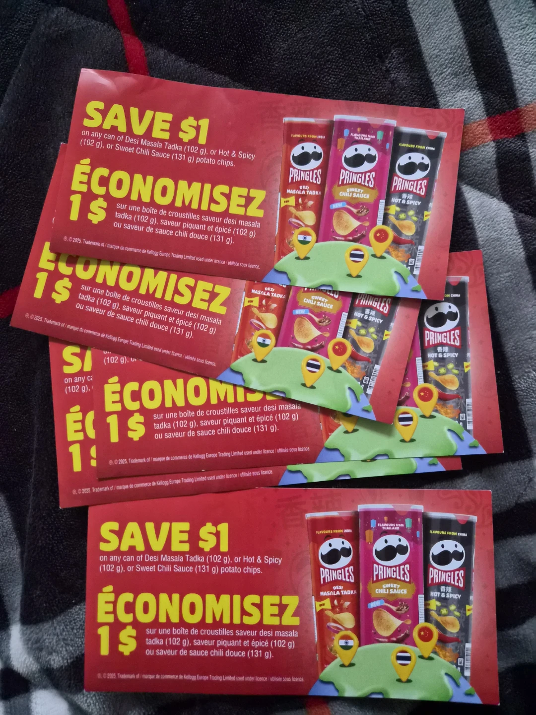 Pringles Desi Tadka & Hot & Spicy Potato Chip Coupons  🧡