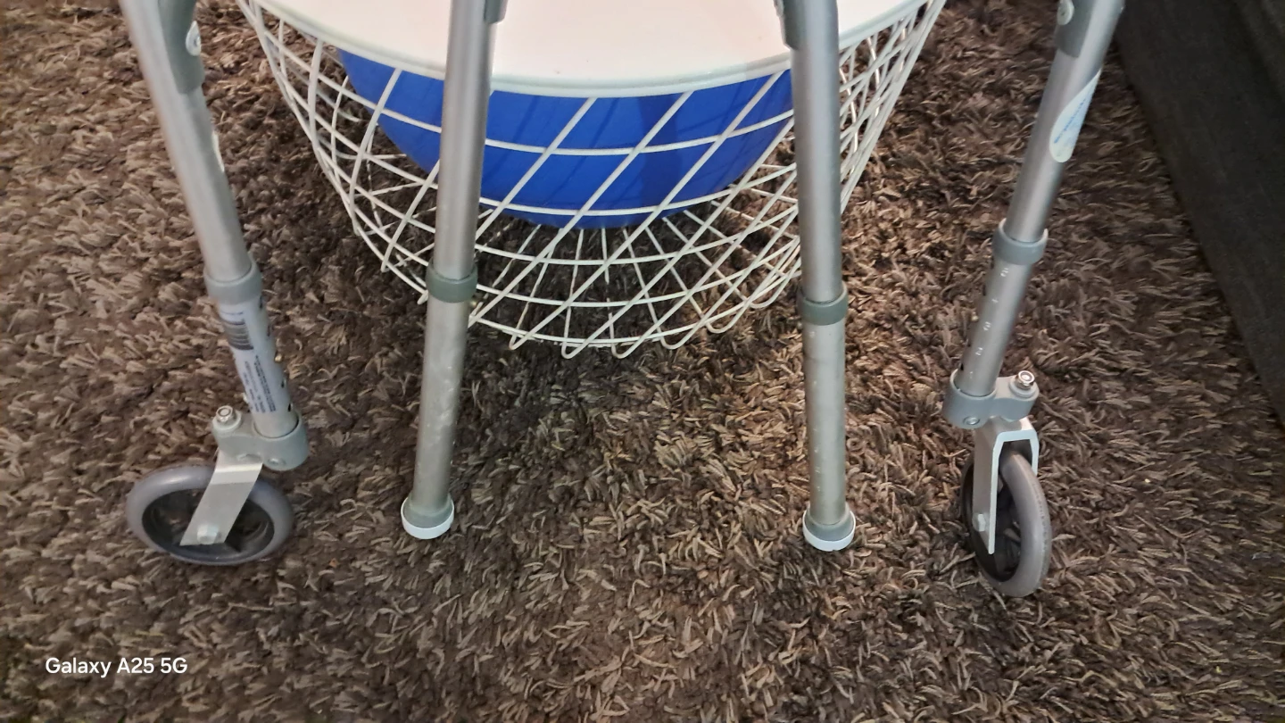 Lumex Folding Walker with Wheels - photo 4