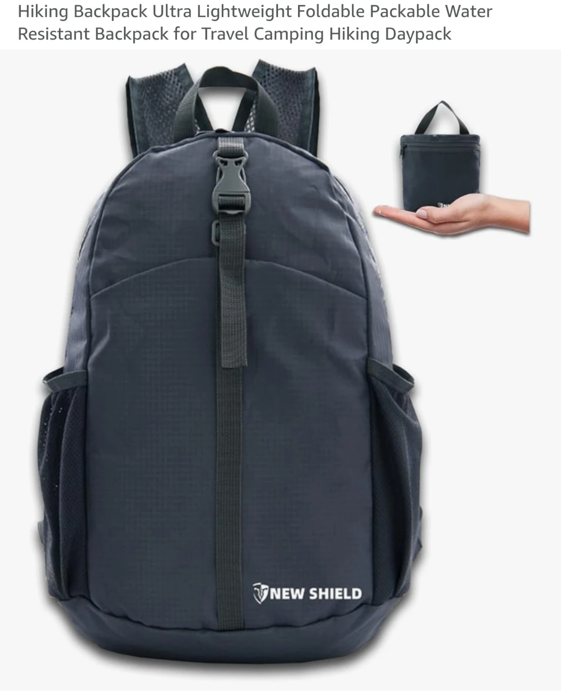 New Shield Foldable Hiking Backpack 🏆 - photo 2