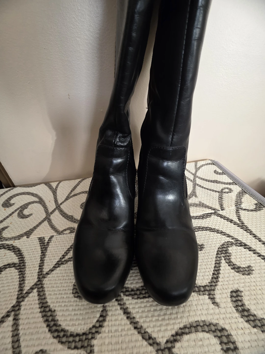 Natural Soul by Naturalizer Black Knee-High Boots Size 7 Medium - photo 3
