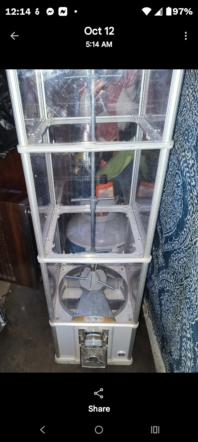 Vintage Gumball Machine Dispenser