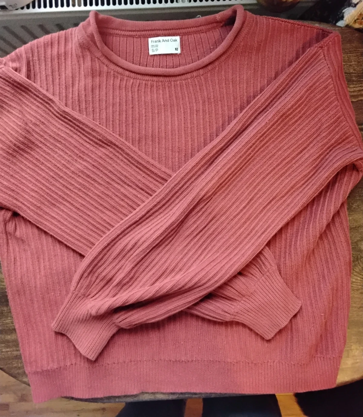 Frank And Oak Ribbed Knit Sweater