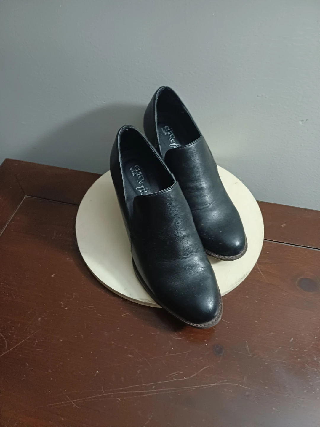 Sofft Black Leather Block Heel Loafers - photo 3
