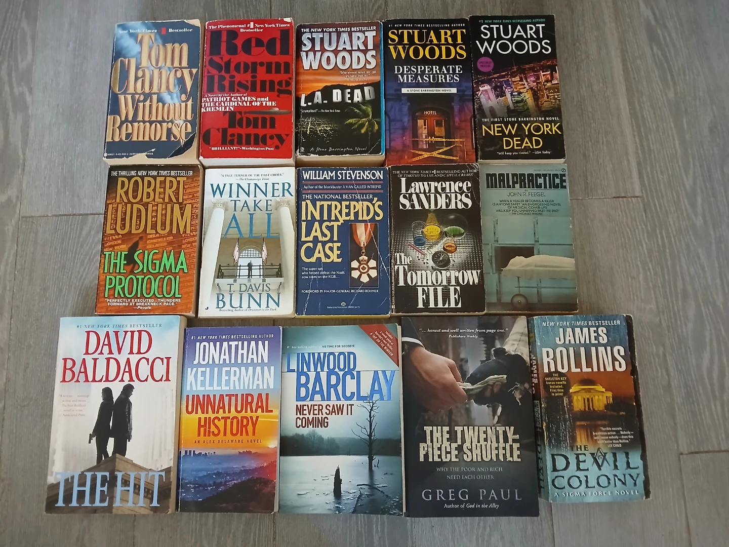 Assorted Paperback Novels. It's available. $2 EACH.