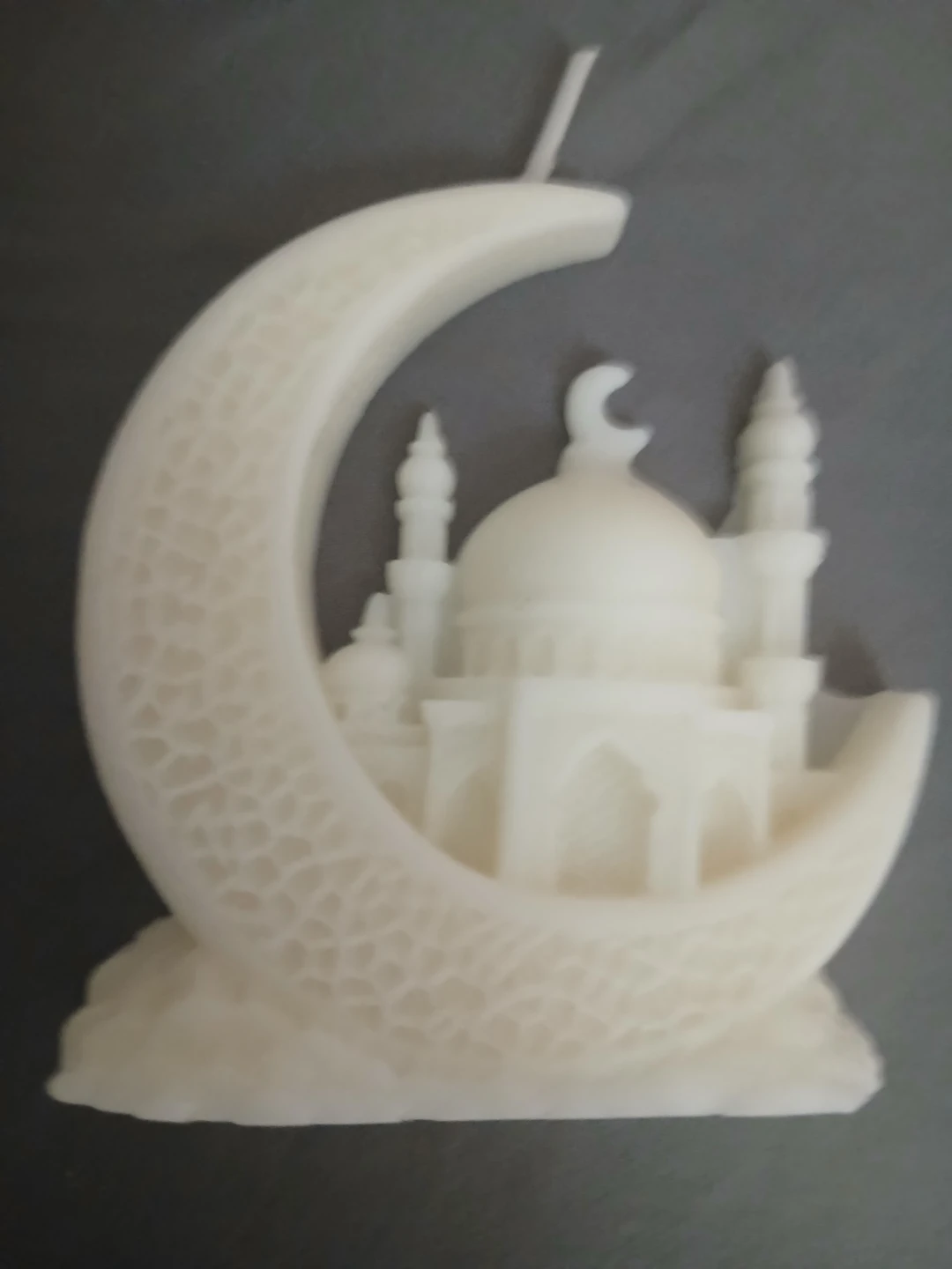 Islamic Mosque and Crescent Moon Candle - photo 2