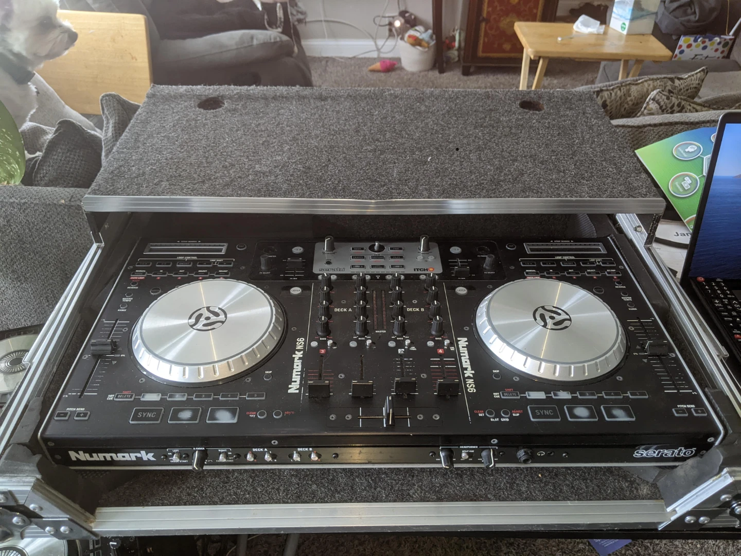 Numark Ns6 Serato DJ Controller with Case