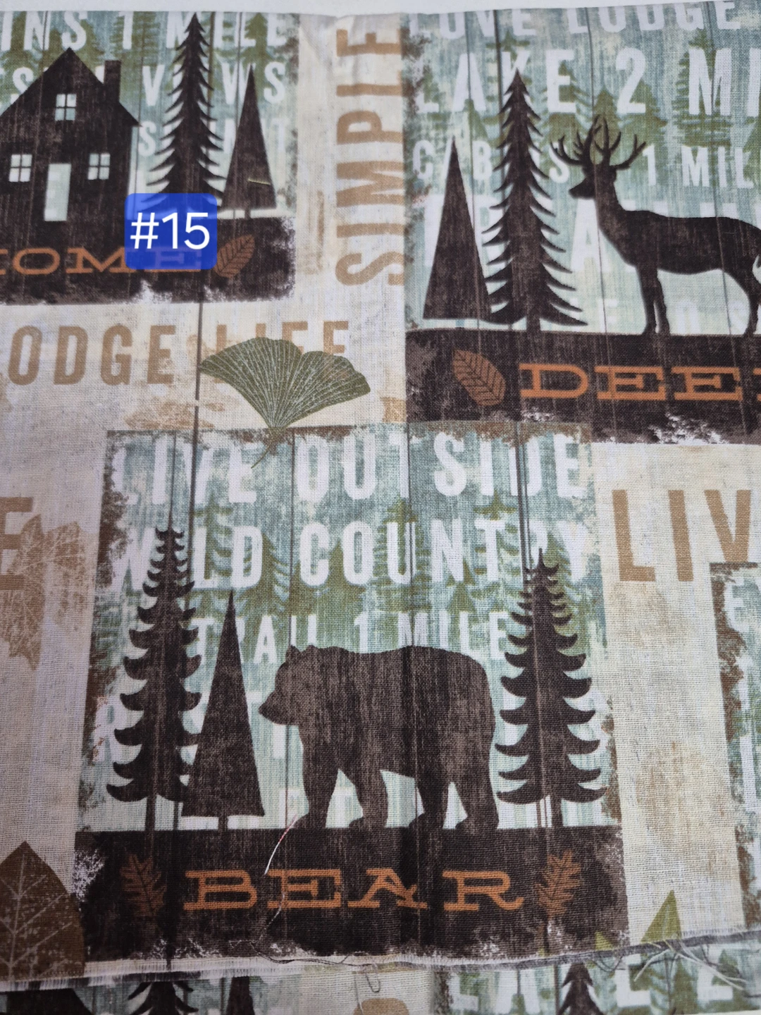 Various prints of cotton fabric, 1 meter each, price per meter - photo 4