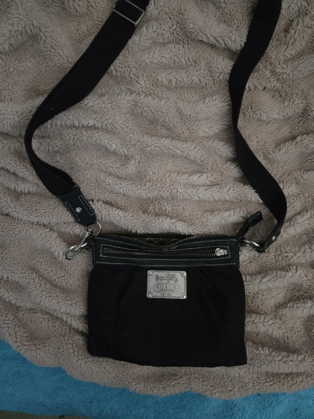 Coach Black Signature Crossbody Bag
