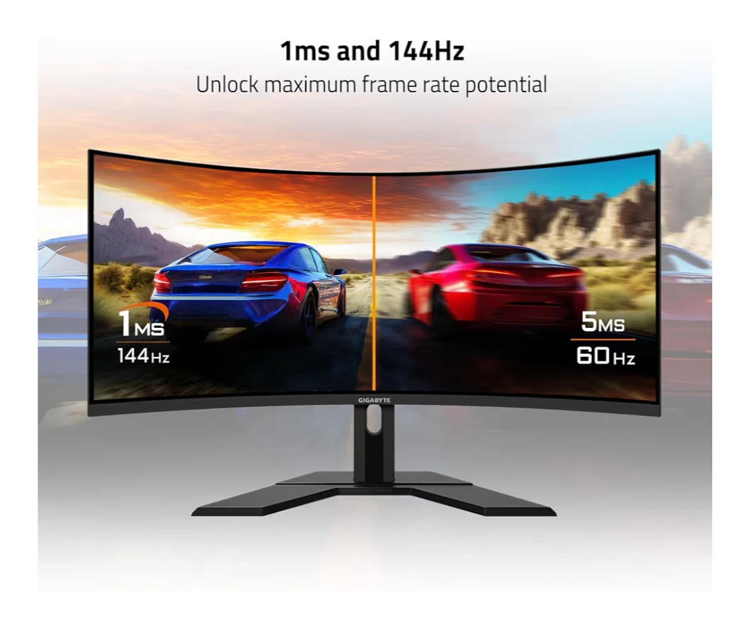 GIGABYTE G34WQC A 34" 144Hz Ultra-Wide Curved Gaming Monitor - photo 5