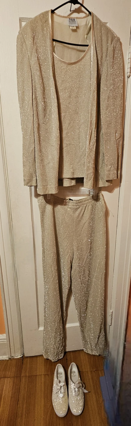 Women's pantsuit.