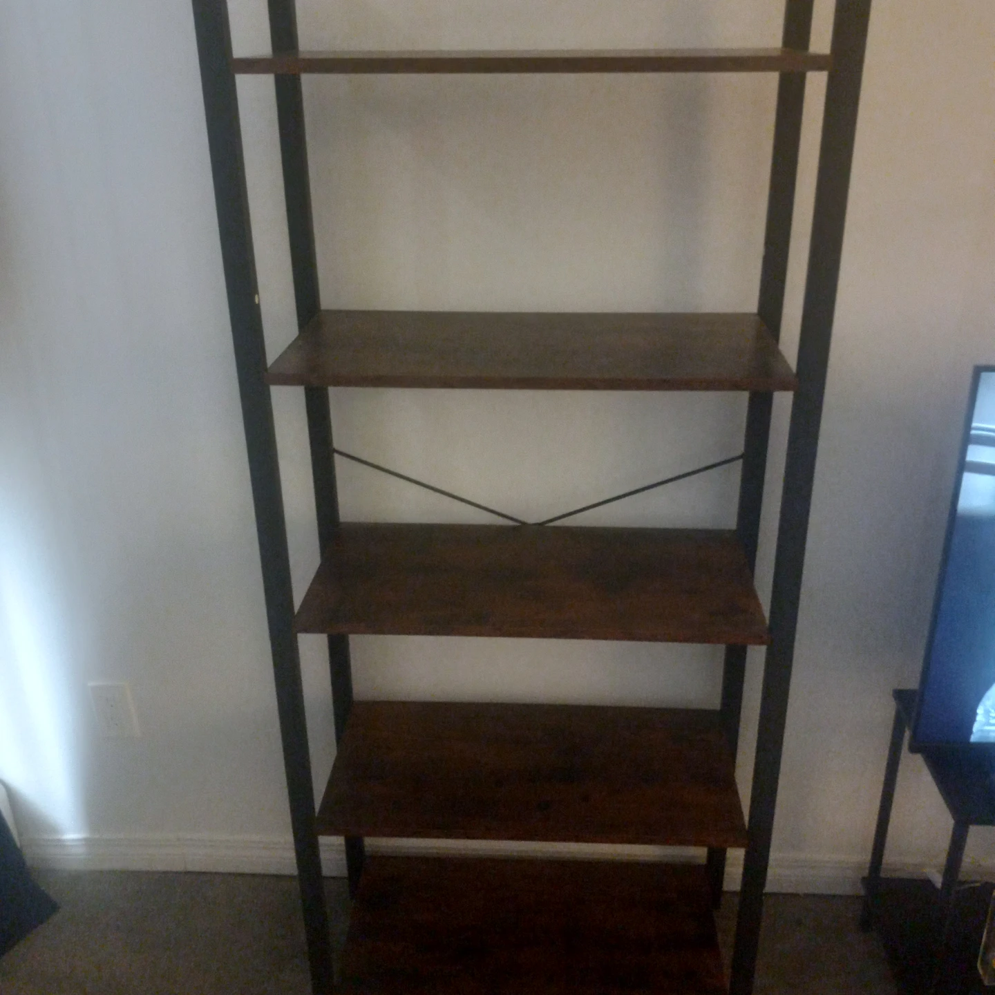 5-Shelf Ladder Bookshelf