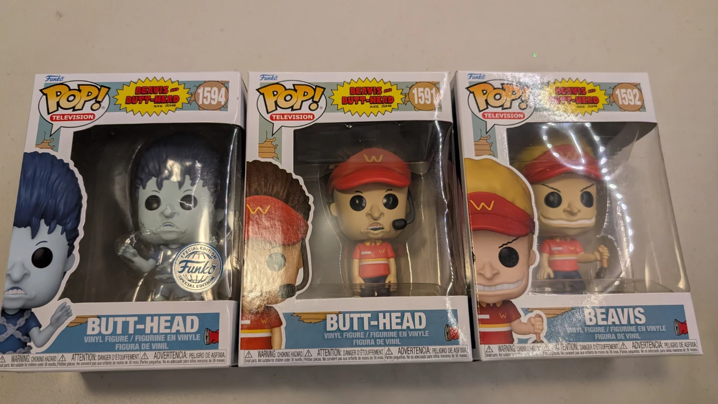 Funko Pop! Beavis and Butt-Head Figures (3-Pack)