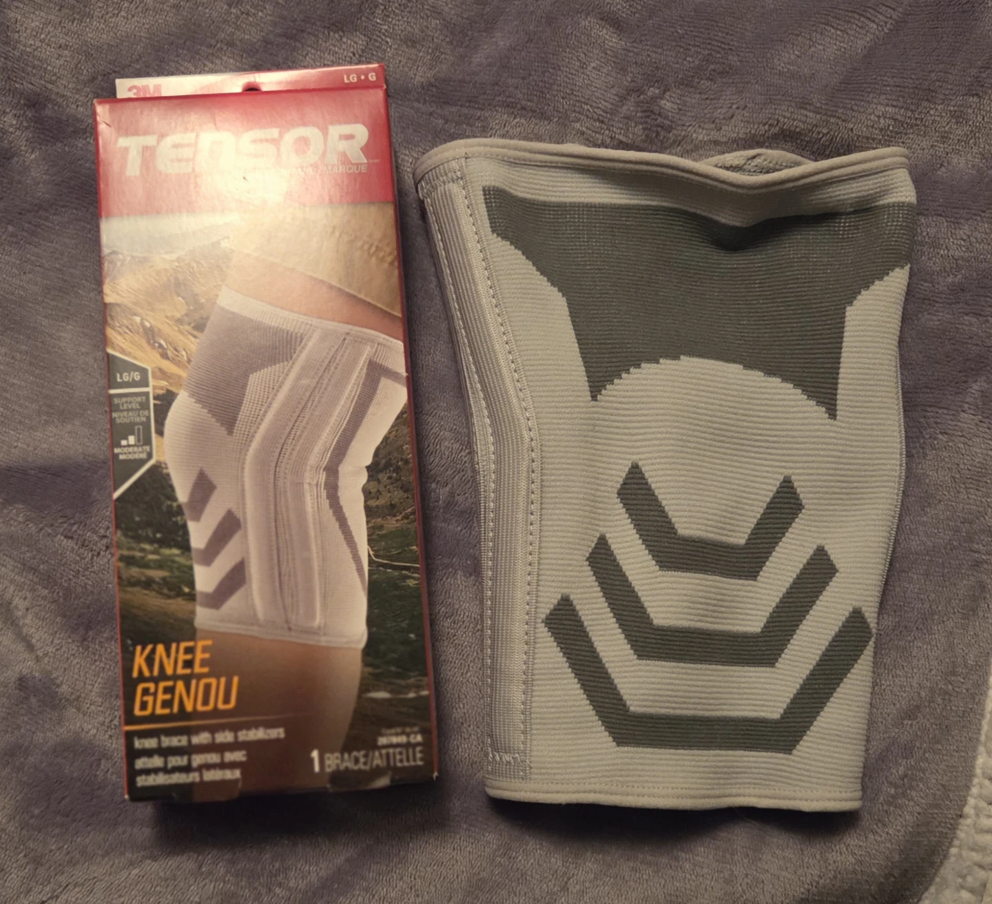 Tensor Knee Brace with Side Stabilizers LG/G