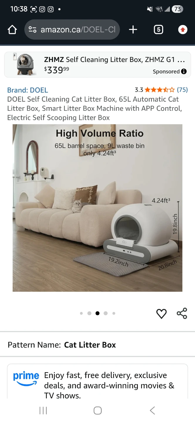 DOEL Automatic Self Cleaning Cat Litter Box - photo 5