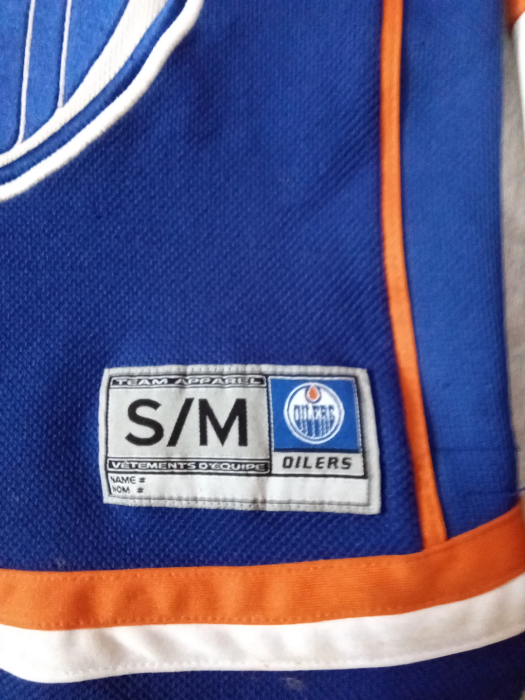Edmonton Oilers Hockey Jersey S/M - photo 3