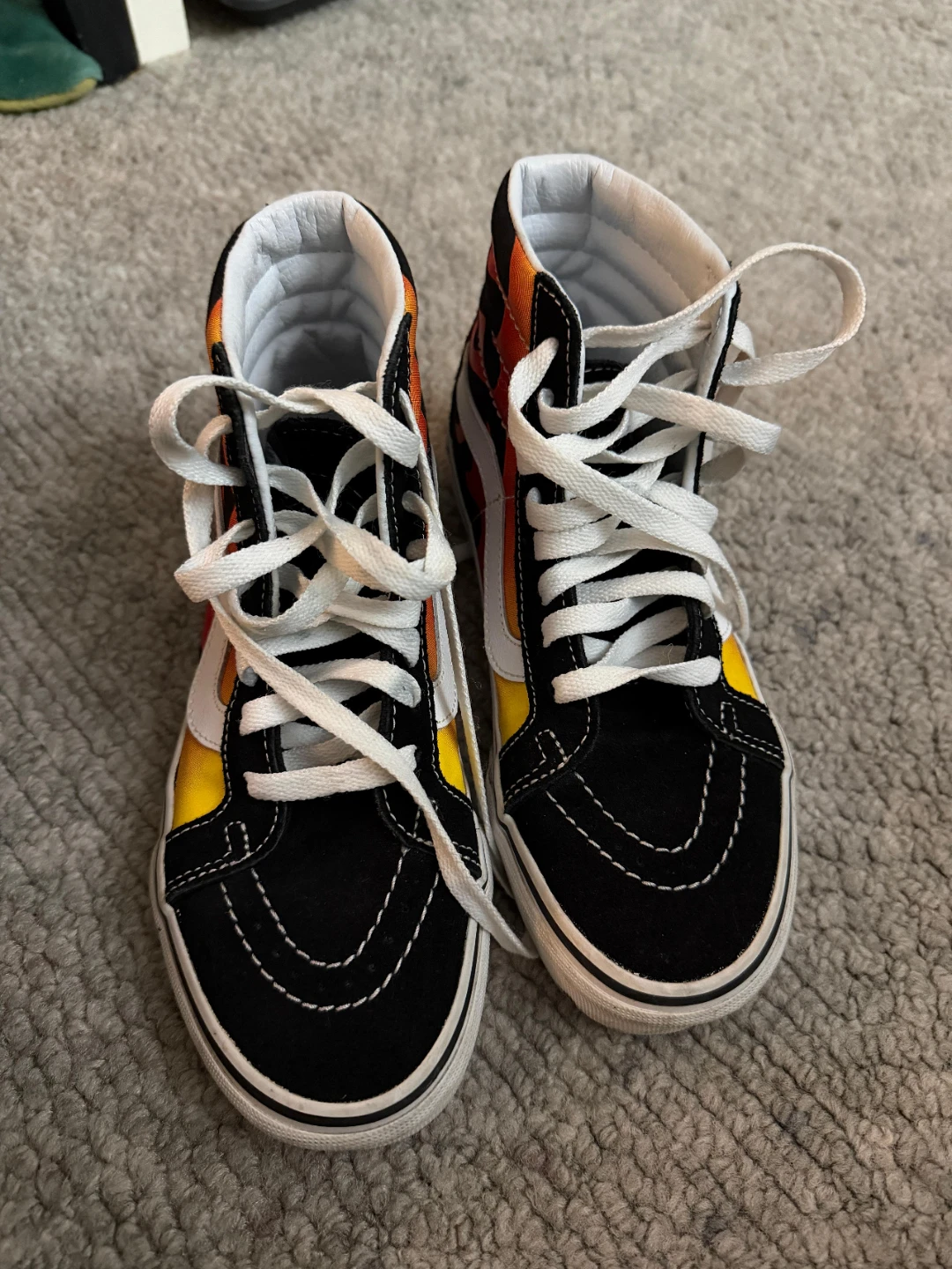 Vans Sk8-Hi Flame Sneakers size 6 - photo 2