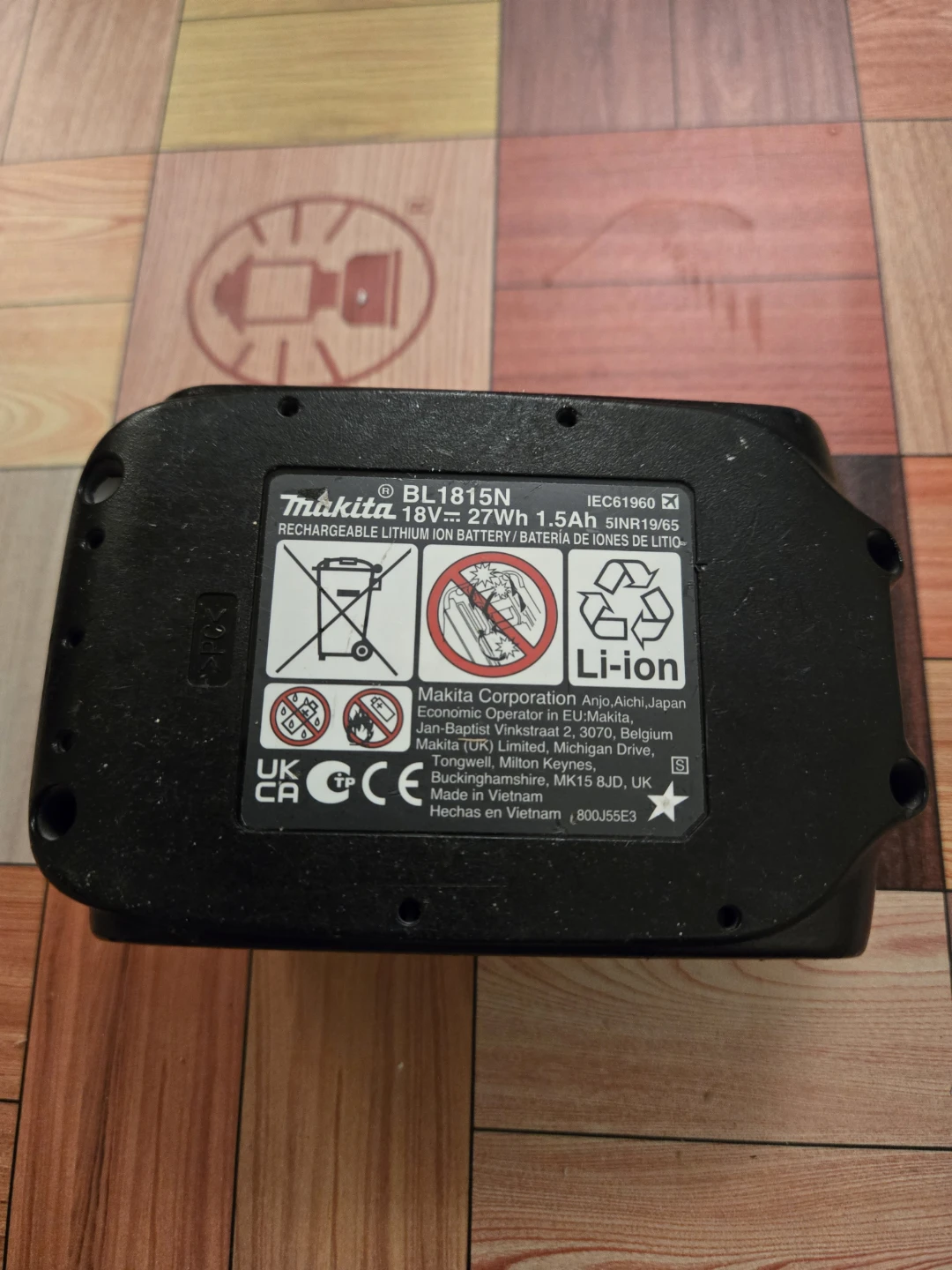 Makita 18V 1.5Ah Lithium-Ion Battery BL1815N