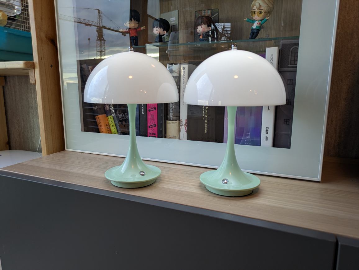 Set of 2 Mushroom Shaped Portable Rechargeable Lamps - photo 2