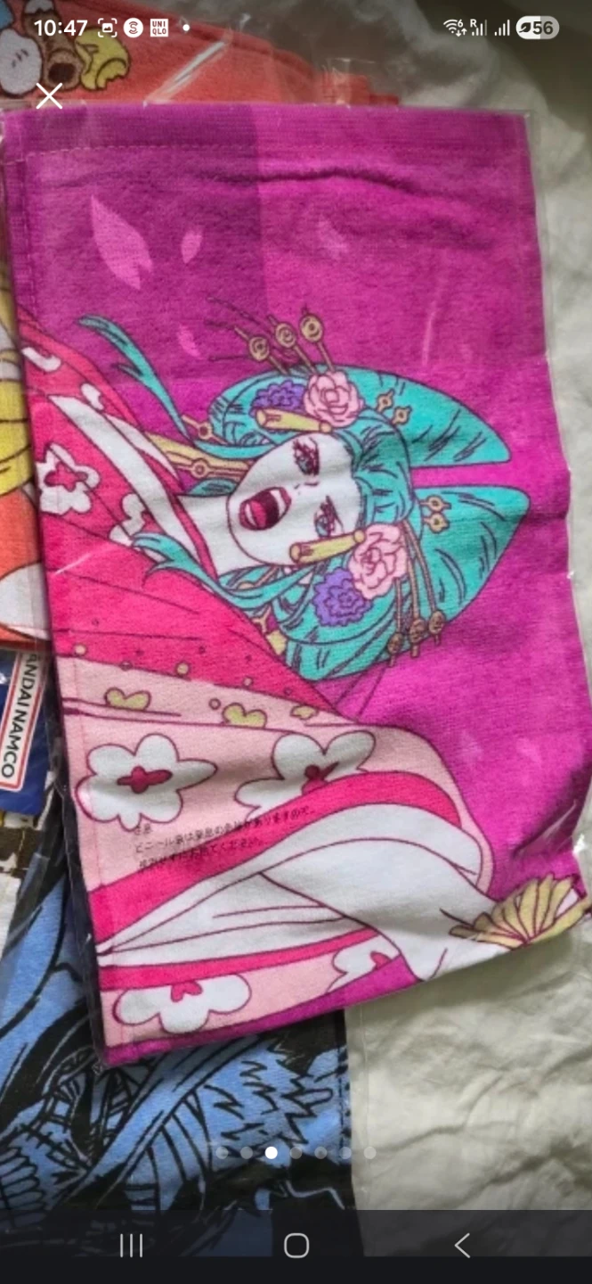 One Piece Character Pink Towel