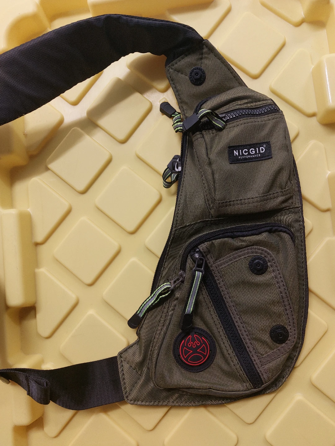 NICGID Olive Green Sling Bag
