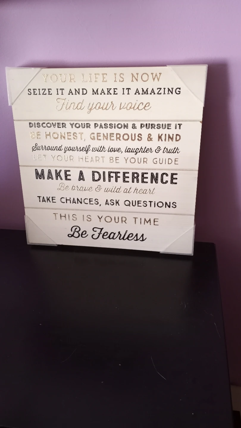 Hometrends Inspirational Wall Art Signs - photo 3
