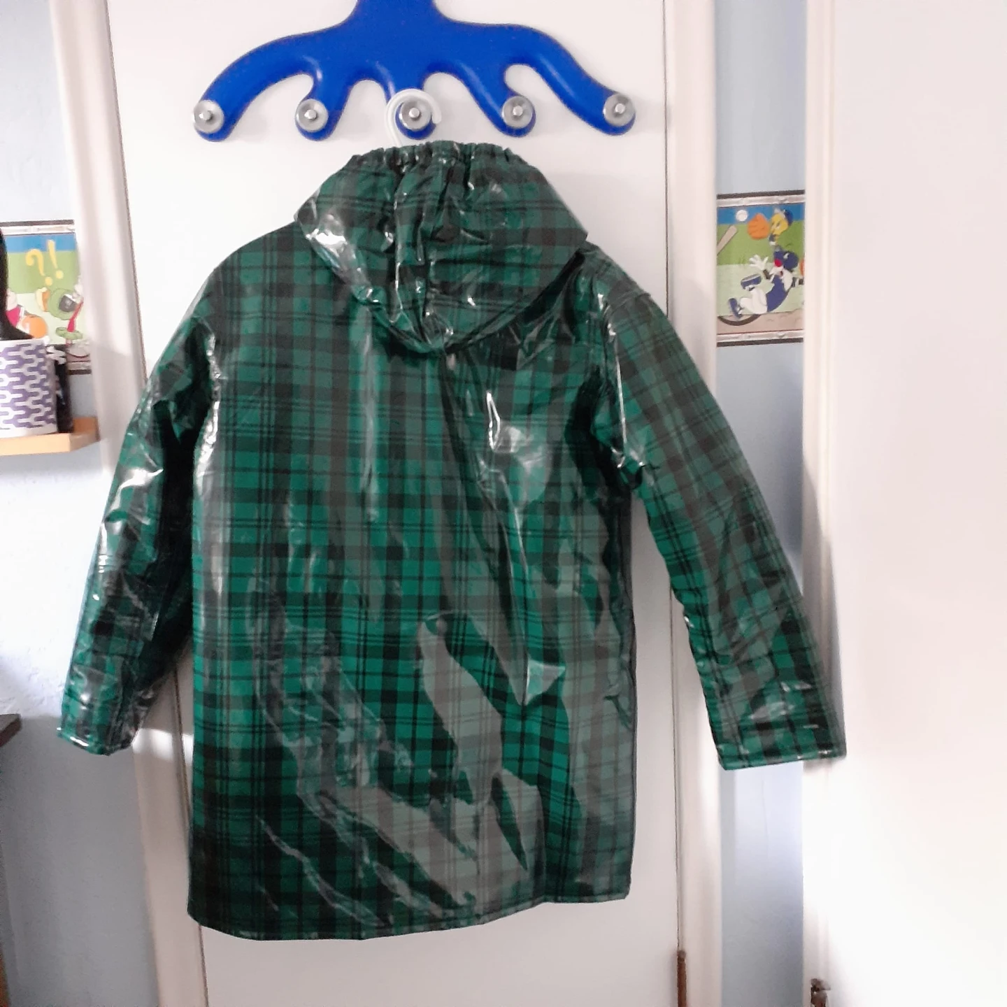 New Green Plaid Rain Jacket - photo 2