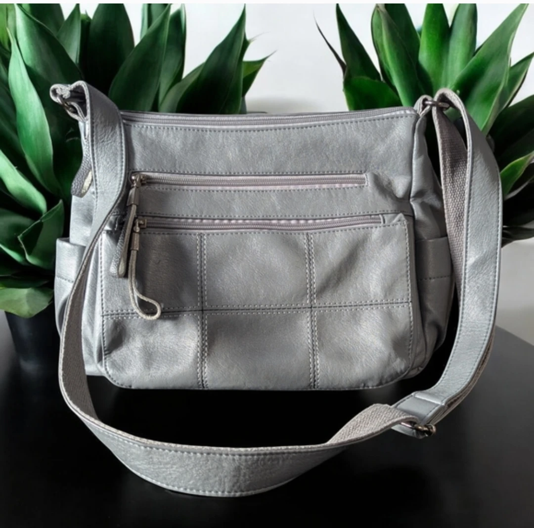 Silver Shoulder Bag