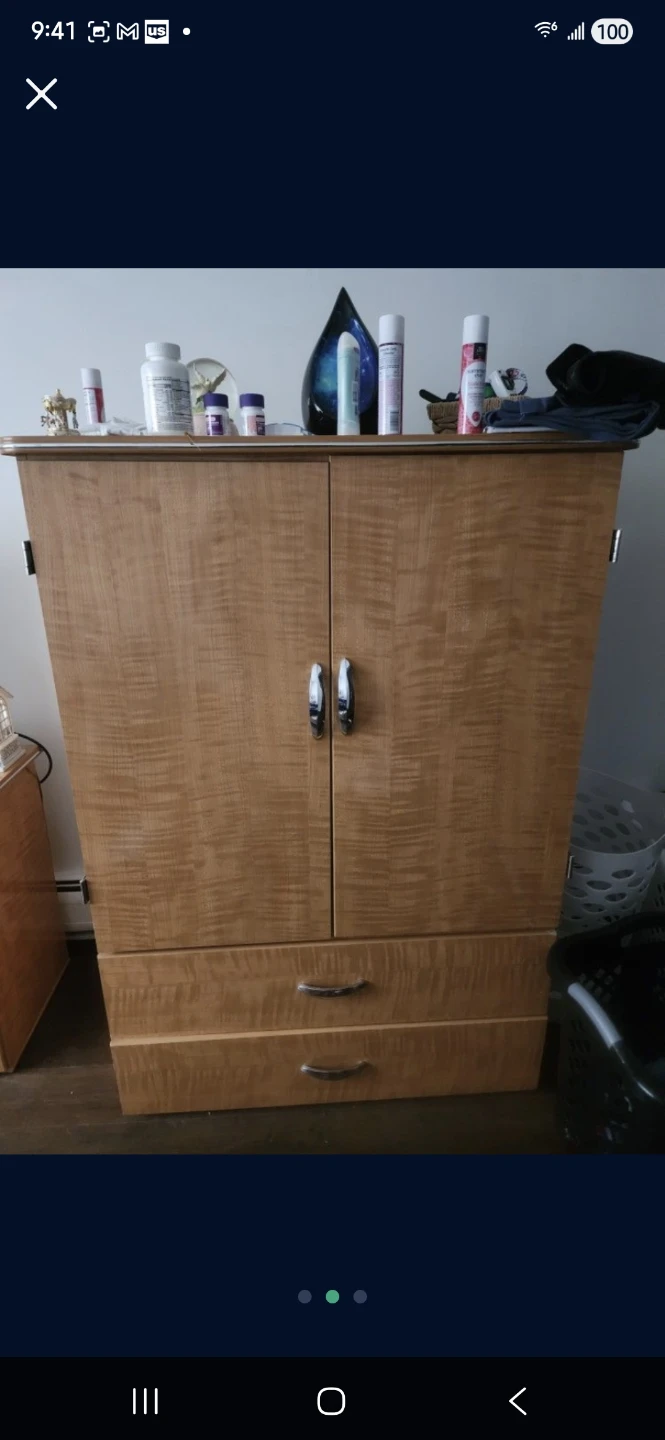 Mid-Century Modern Wood Dresser / Chest of Drawers nightstands - photo 3