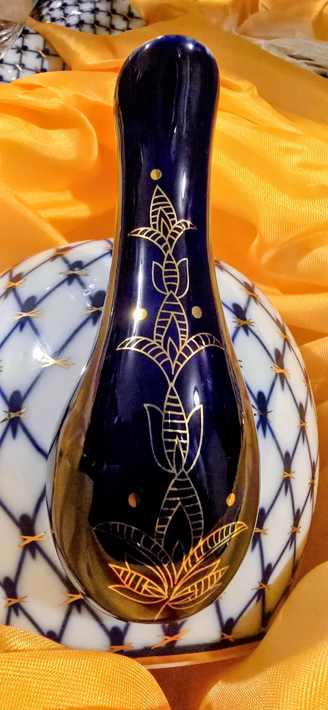 Cobalt Net Tea Set by Lomonosov Porcelain 17 (Pieces) - photo 2